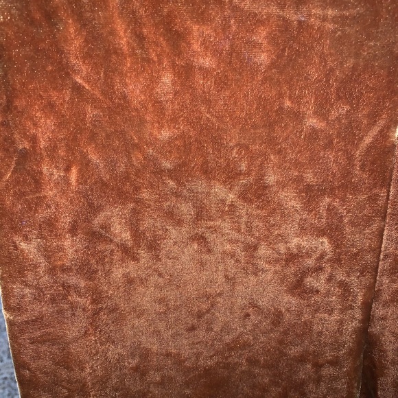 Gold velvet soft flair pants from urban outfitters - Picture 5 of 5